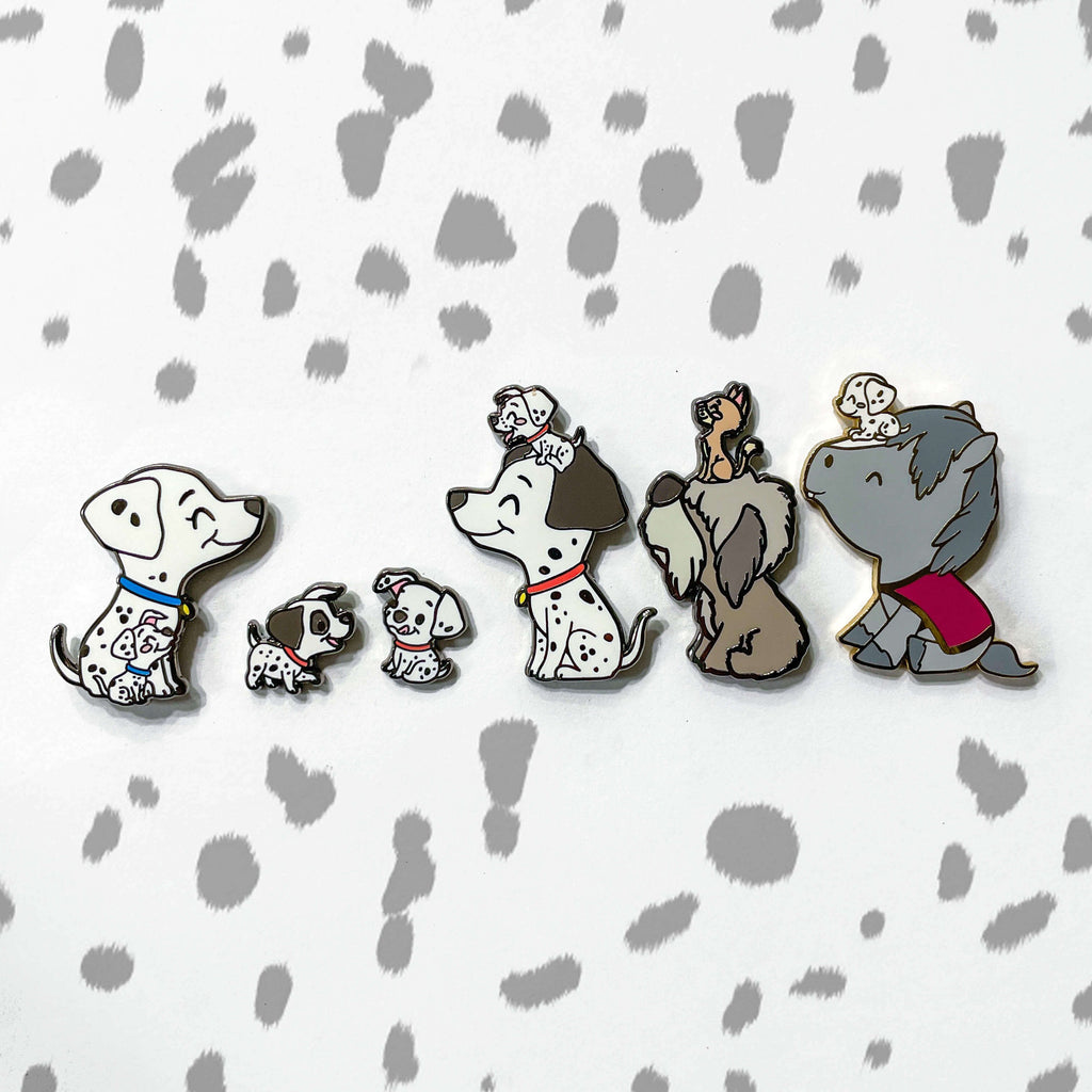 Dalmatian Family Pins