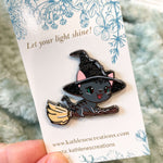 Wicked Cats Glinda and Elphaba Pins