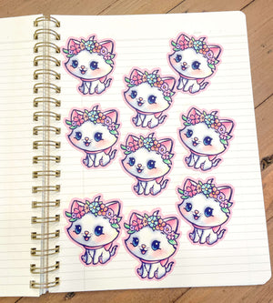 Flower Crown Marie Sticker