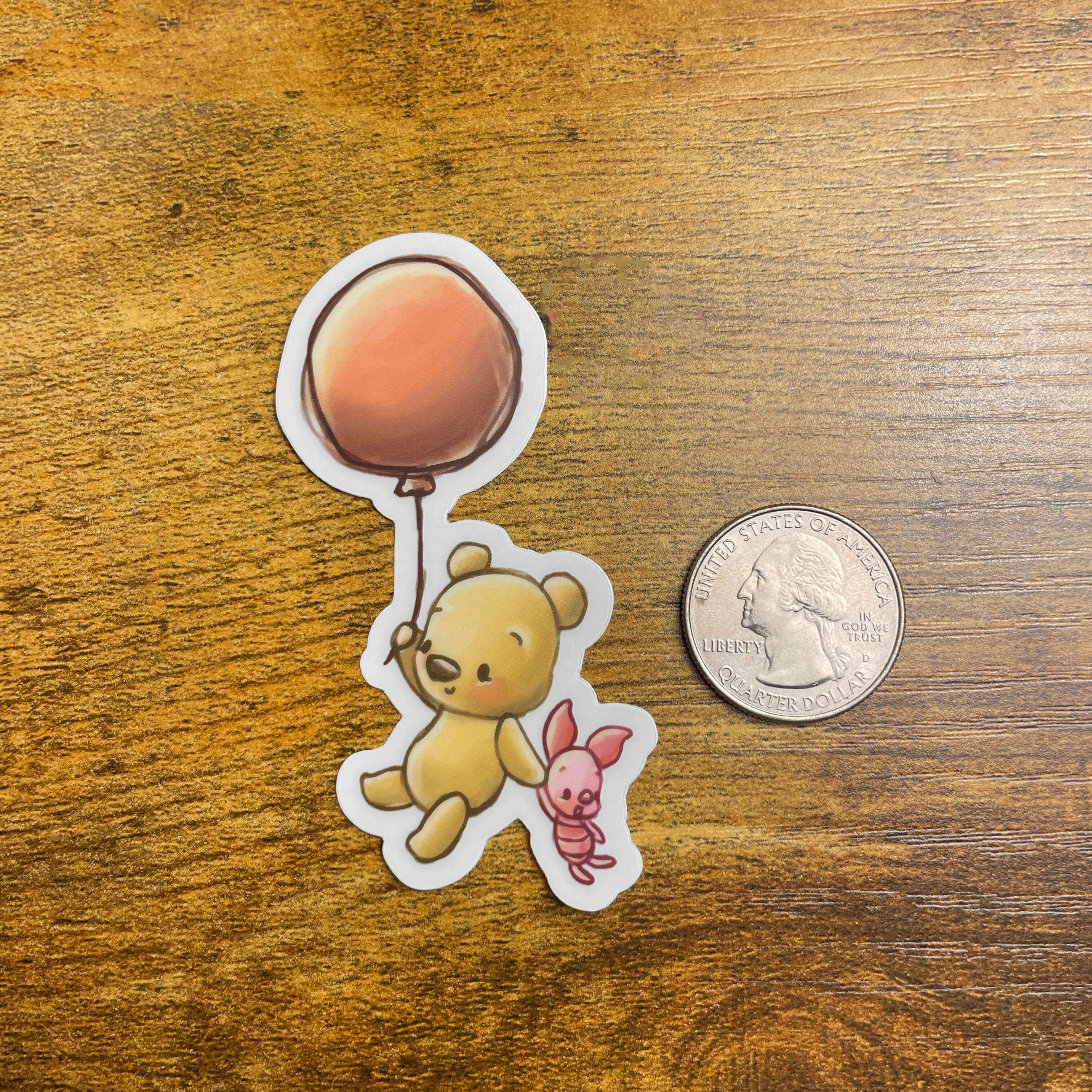 Hundred Acre Wood Balloon Sticker