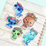 Flower Crown Cuties Stickers Round Two