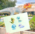 Cutie Art Print Dinosaurs