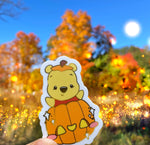 Pumpkin Pooh Sticker