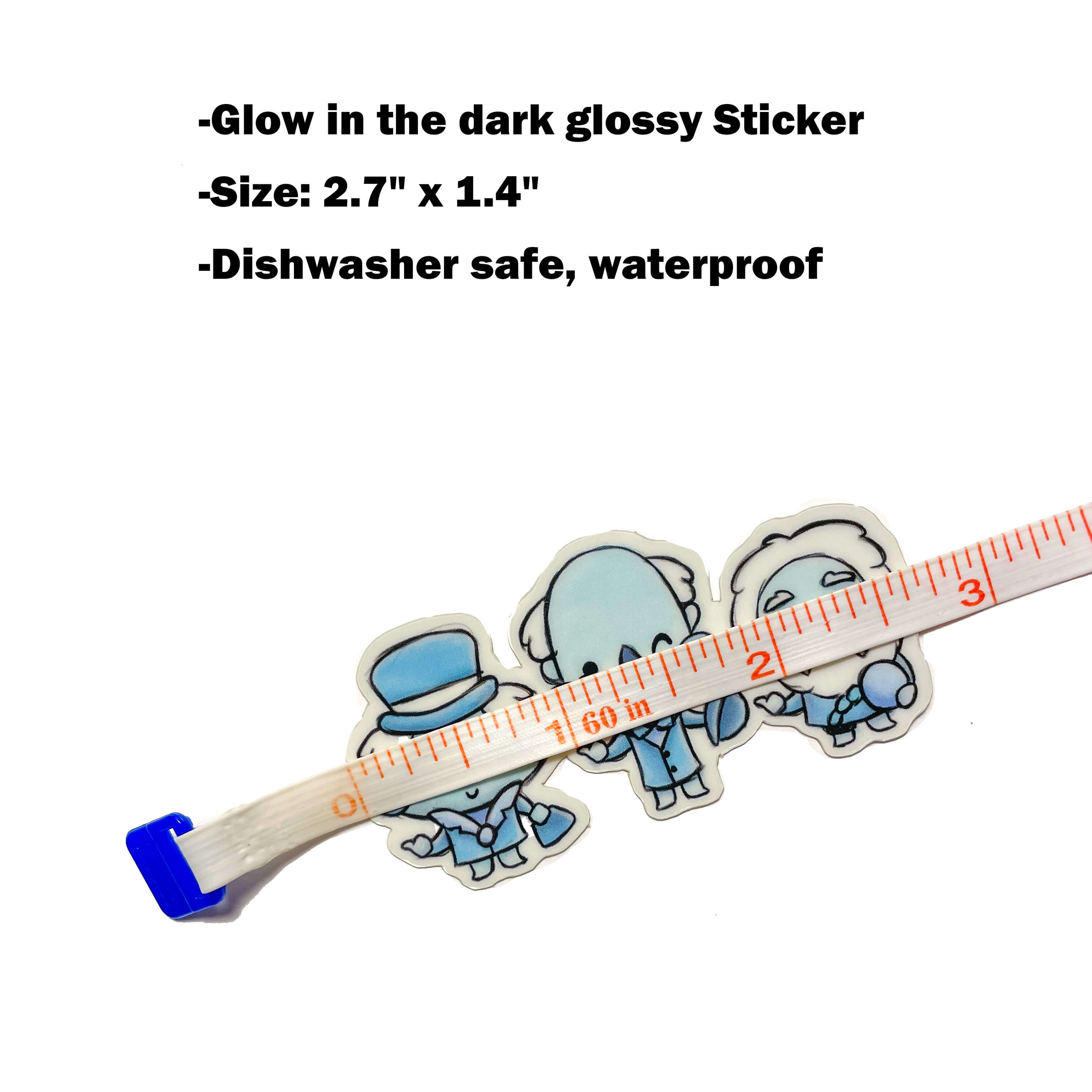 Ghosty Glow in the Dark Stickers