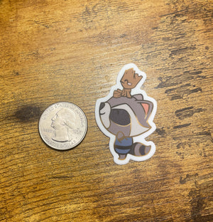 Guardians Vinyl Sticker-cute and little