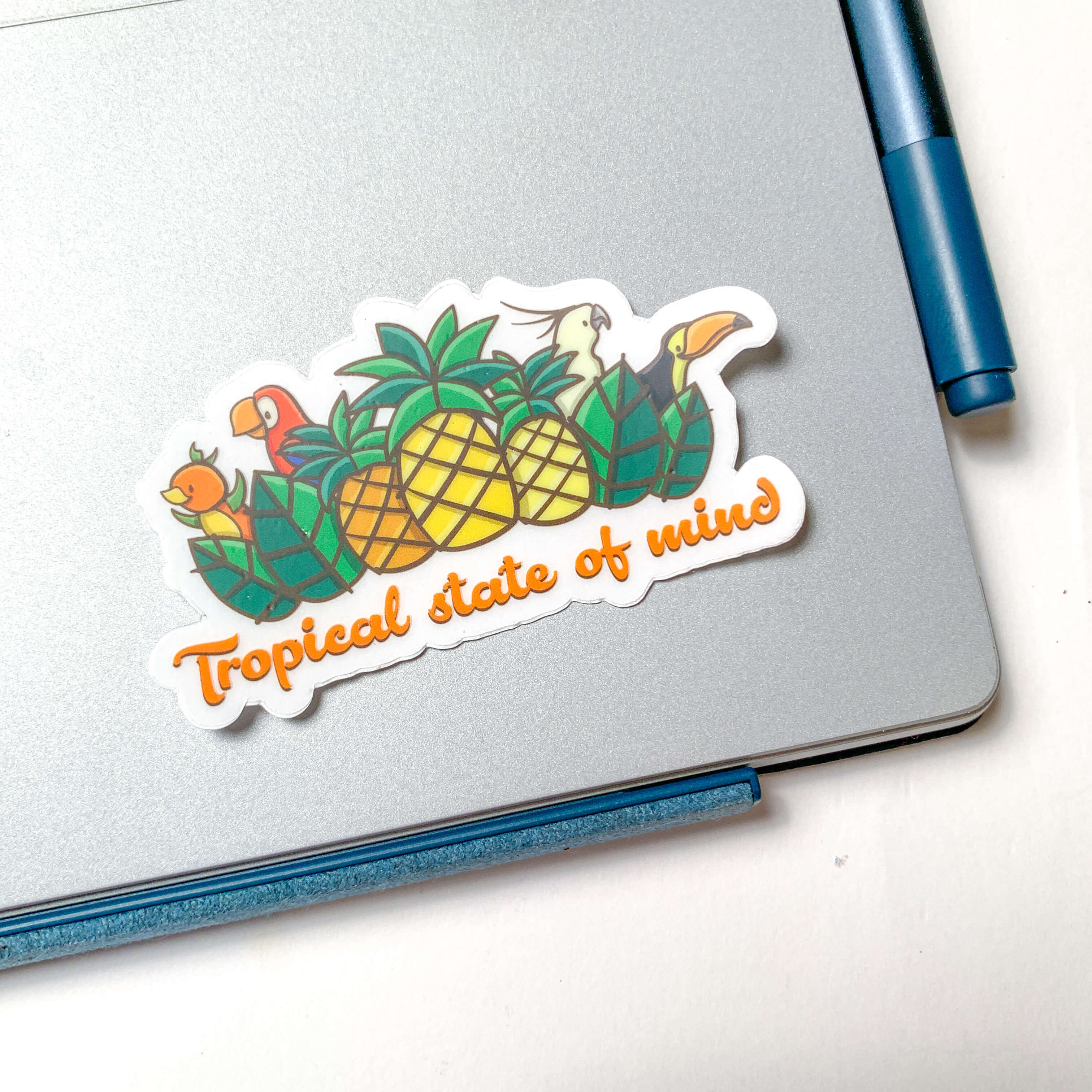 Tropical State of Mind Vinyl Sticker