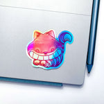 Cheshie Cat Holographic Sticker