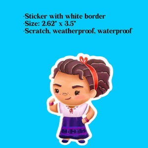 Luisa Vinyl Sticker