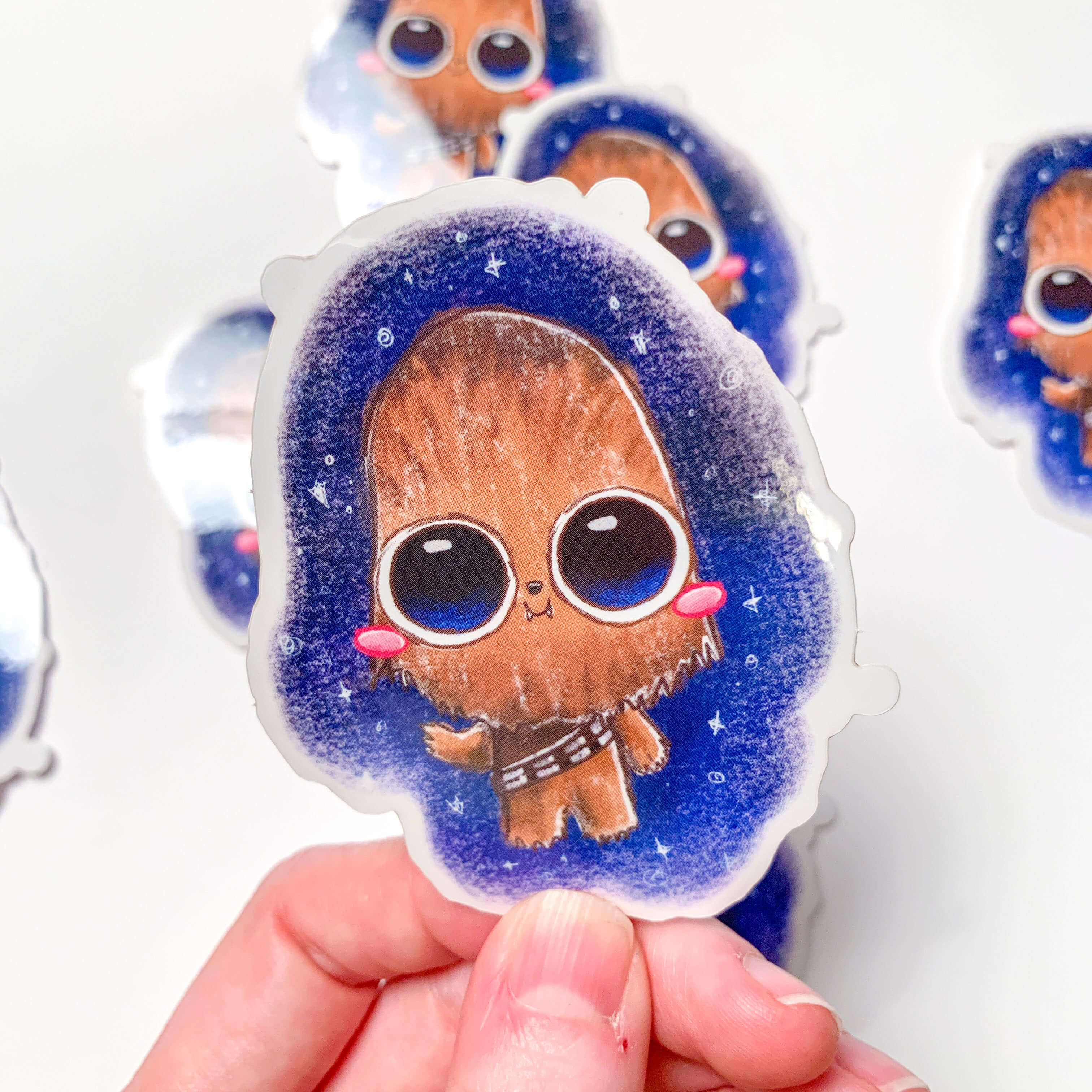 Big Eyed Buddies Chewie Vinyl Sticker