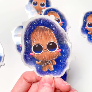 Big Eyed Buddies Chewie Vinyl Sticker