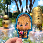 Chewie Heart Sticker