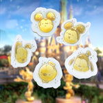 Golden 50th Fab 5 Stickers