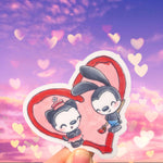 Ossie Heart Vinyl Sticker