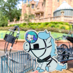 Ghost Horse Glow in the Dark Sticker