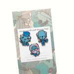 Mini Hitchhiker Ghosts Pins