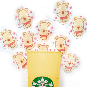 Stuffed with Fluff Bear Vinyl Sticker