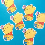Pooh Bear Vinyl Sticker
