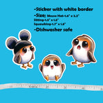 Porg Stickers